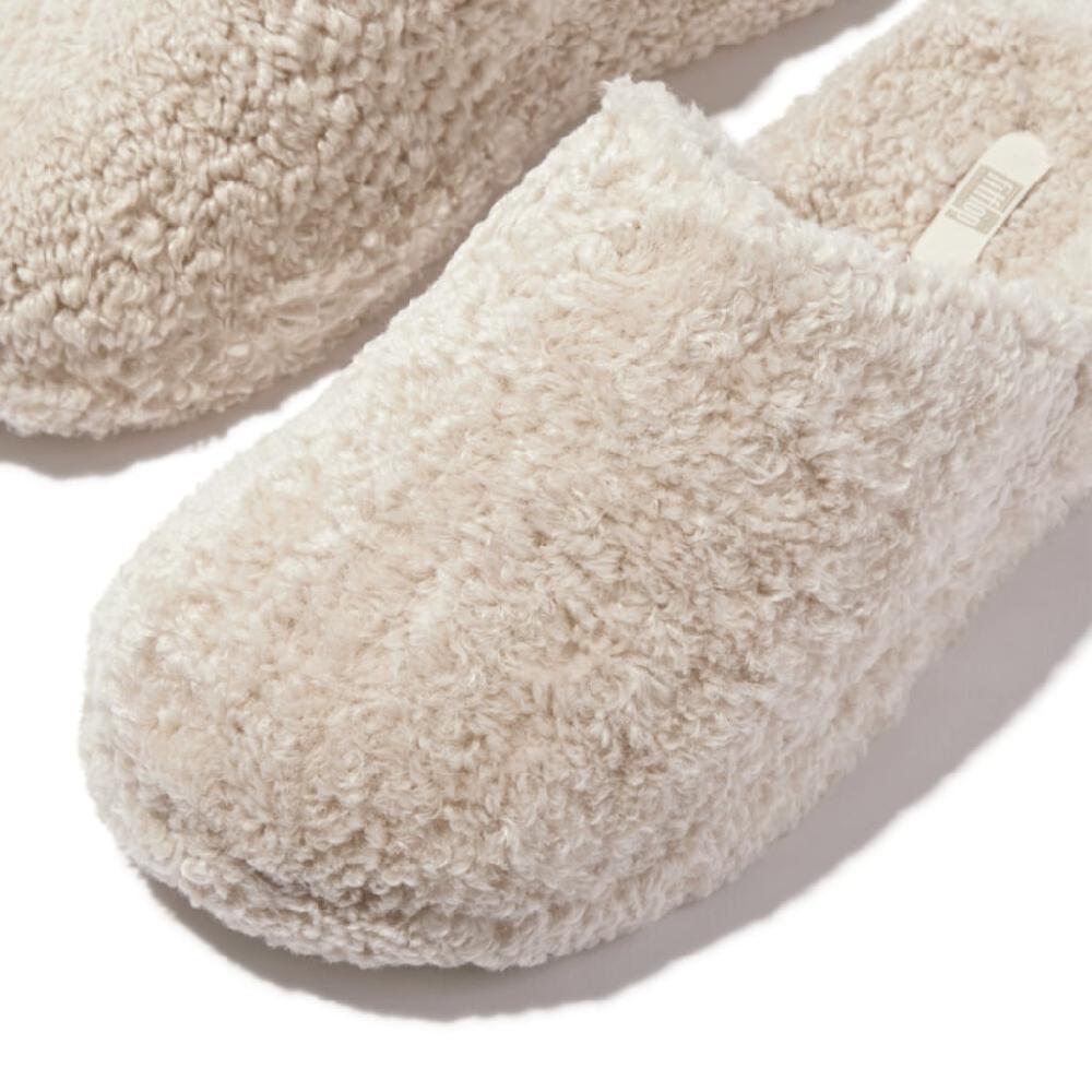 Fitflop Pantoffel »iQUSHION D-LUXE PADDED TEDDY SLIPPER MULES« Hausschuh Clog Mit Warmfutter Online Kaufen
