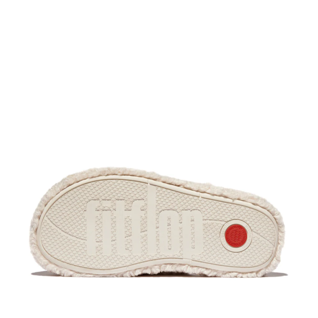 Fitflop Pantoffel »iQUSHION D-LUXE PADDED TEDDY SLIPPER MULES« Hausschuh Clog Mit Warmfutter Online Kaufen