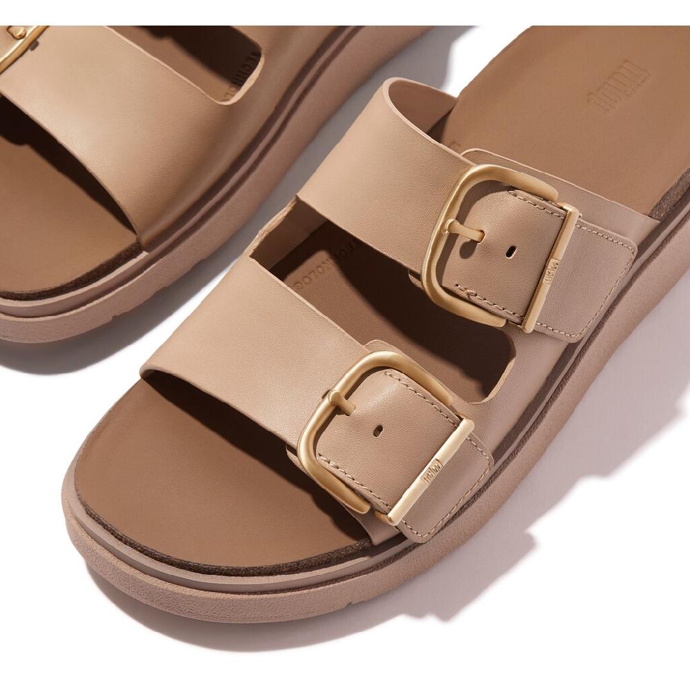 Fitflop Pantolette »GEN-FF« Keilabsatz Sommerschuh Schlappen Mit Microwobbleboard-Innensohle