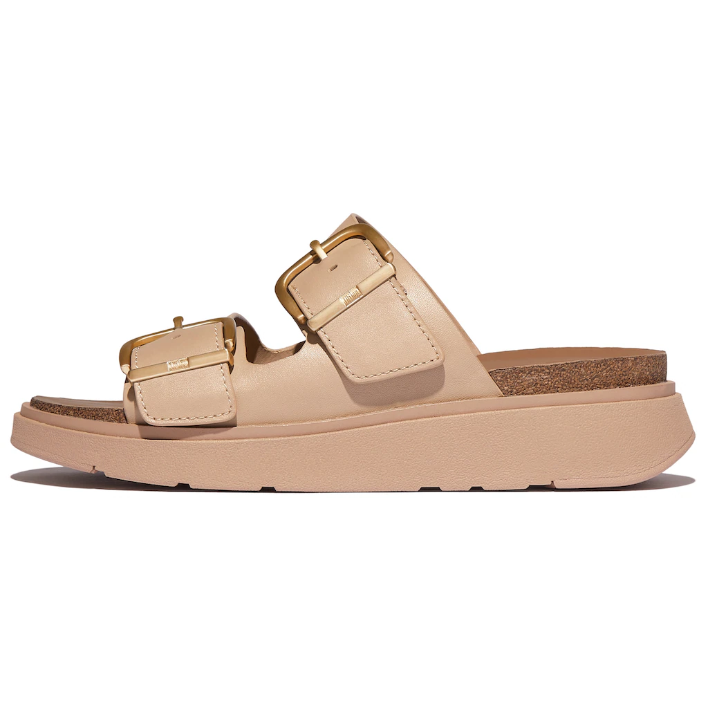 Fitflop Pantolette »GEN-FF« Keilabsatz Sommerschuh Schlappen mit Microwobbleboard-Innensohle