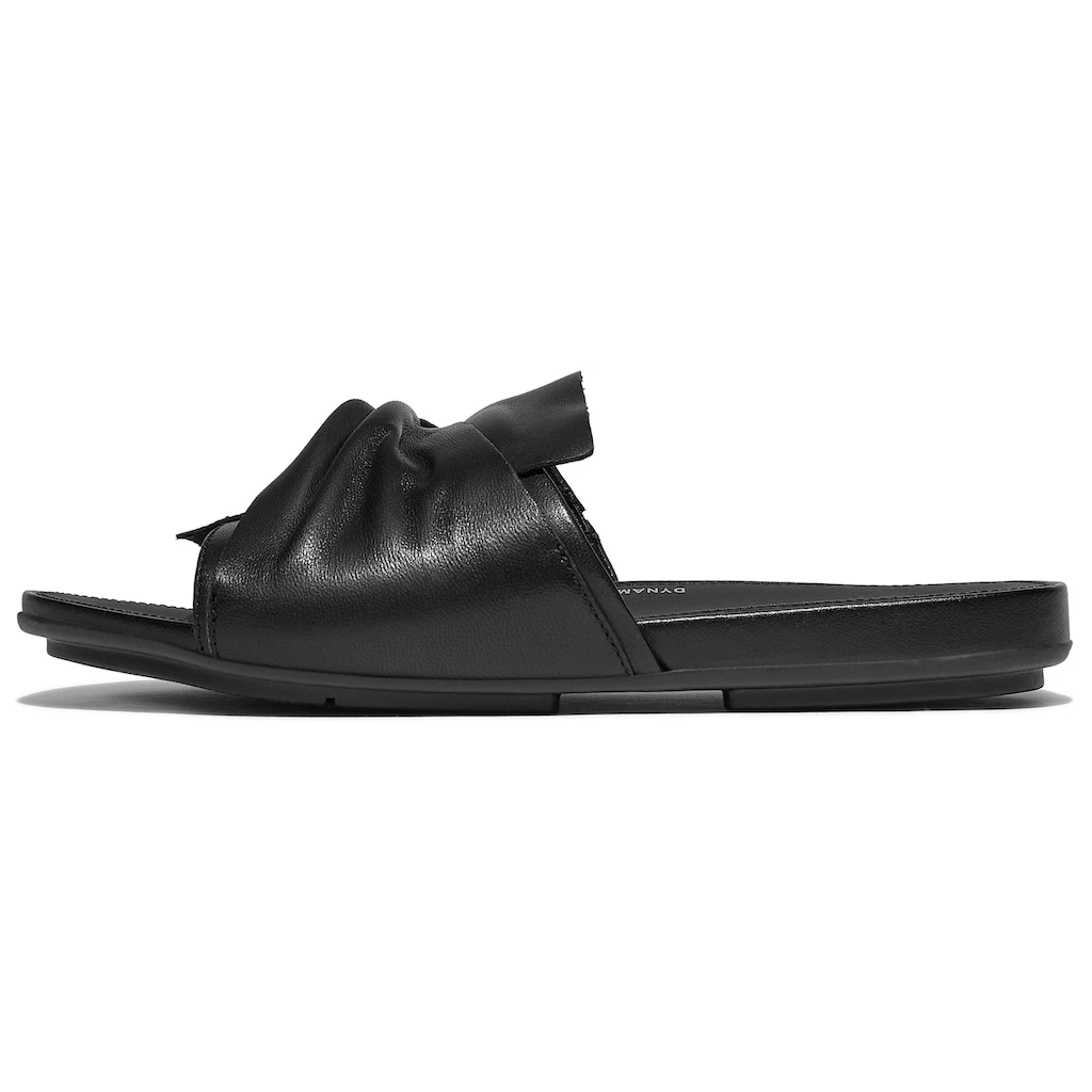 Fitflop Pantolette »GRACIE SOFT-TWIST LEATHER SLIDES« Pool Slides Sandale mit DYNAMICUSH-Technologie online bestellen