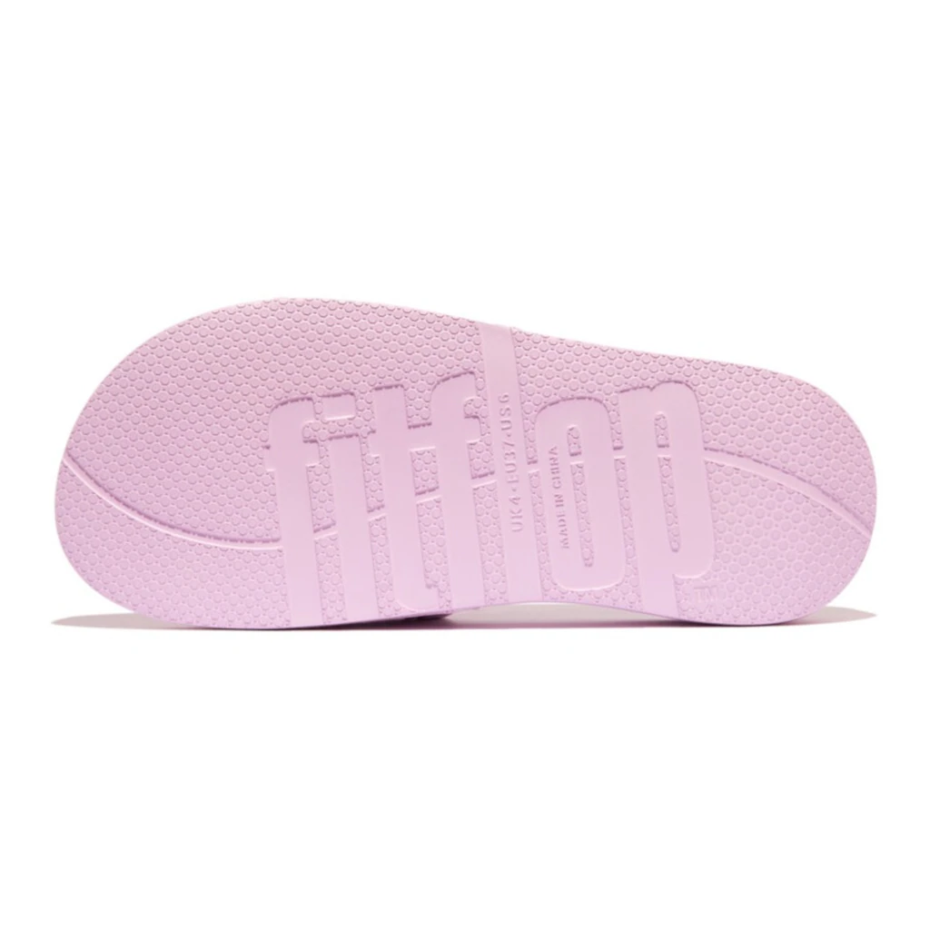 Fitflop Pantolette »IQUSHION ARROW KNIT SLIDES« Keilabsatz Sommerschuh Schlappen Mit Logo Auf Der Bandage Online Kaufen