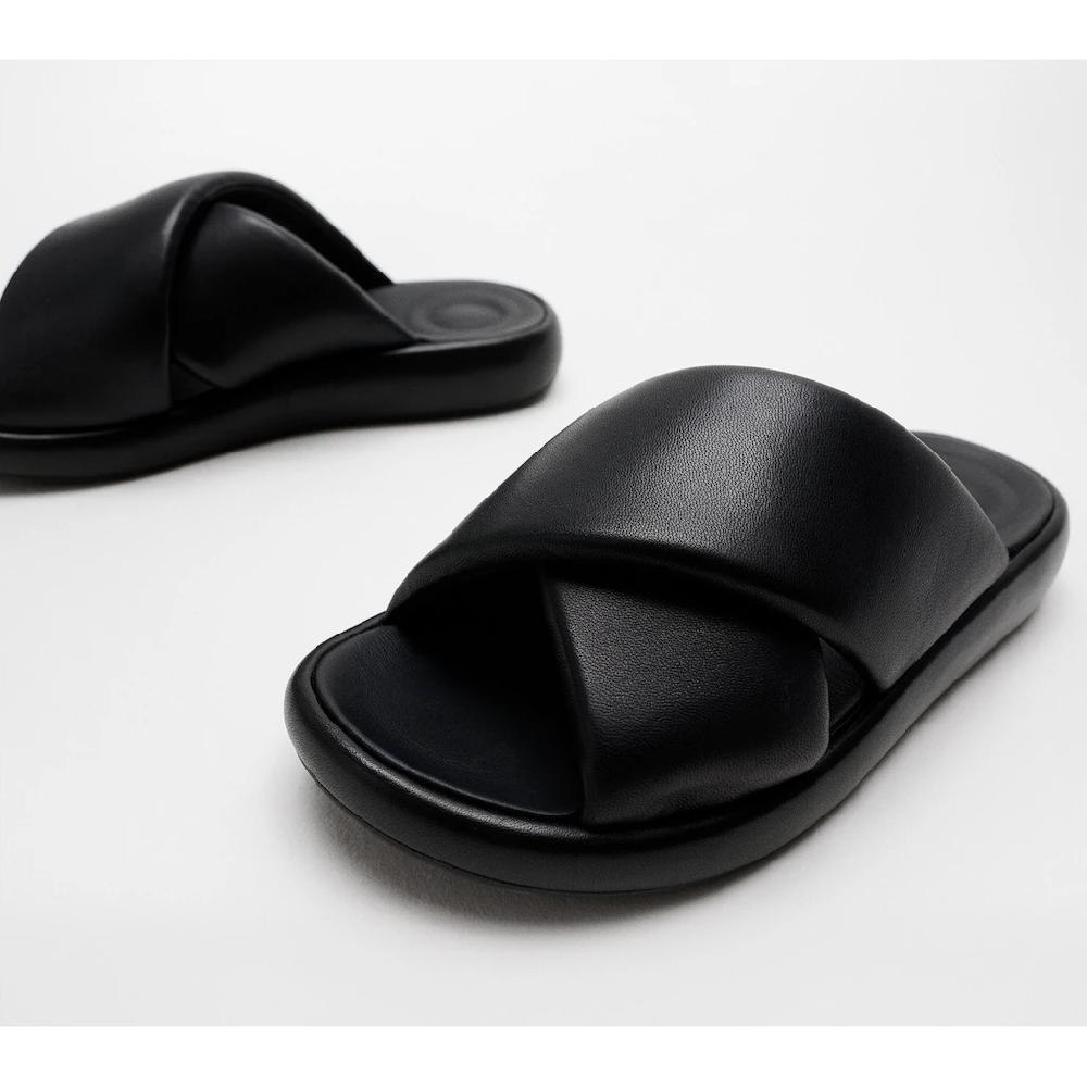 Fitflop Pantolette »iQUSHION D-LUXE« Flats Sommerschuh Mit Gepolsterter Innensohle