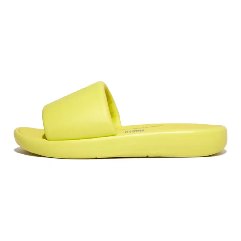 Fitflop Pantolette »IQUSHION D-LUXE PADDED LEATHER SLIDES« Sommerschuh Schlappen mit breiter Bandage bestellen