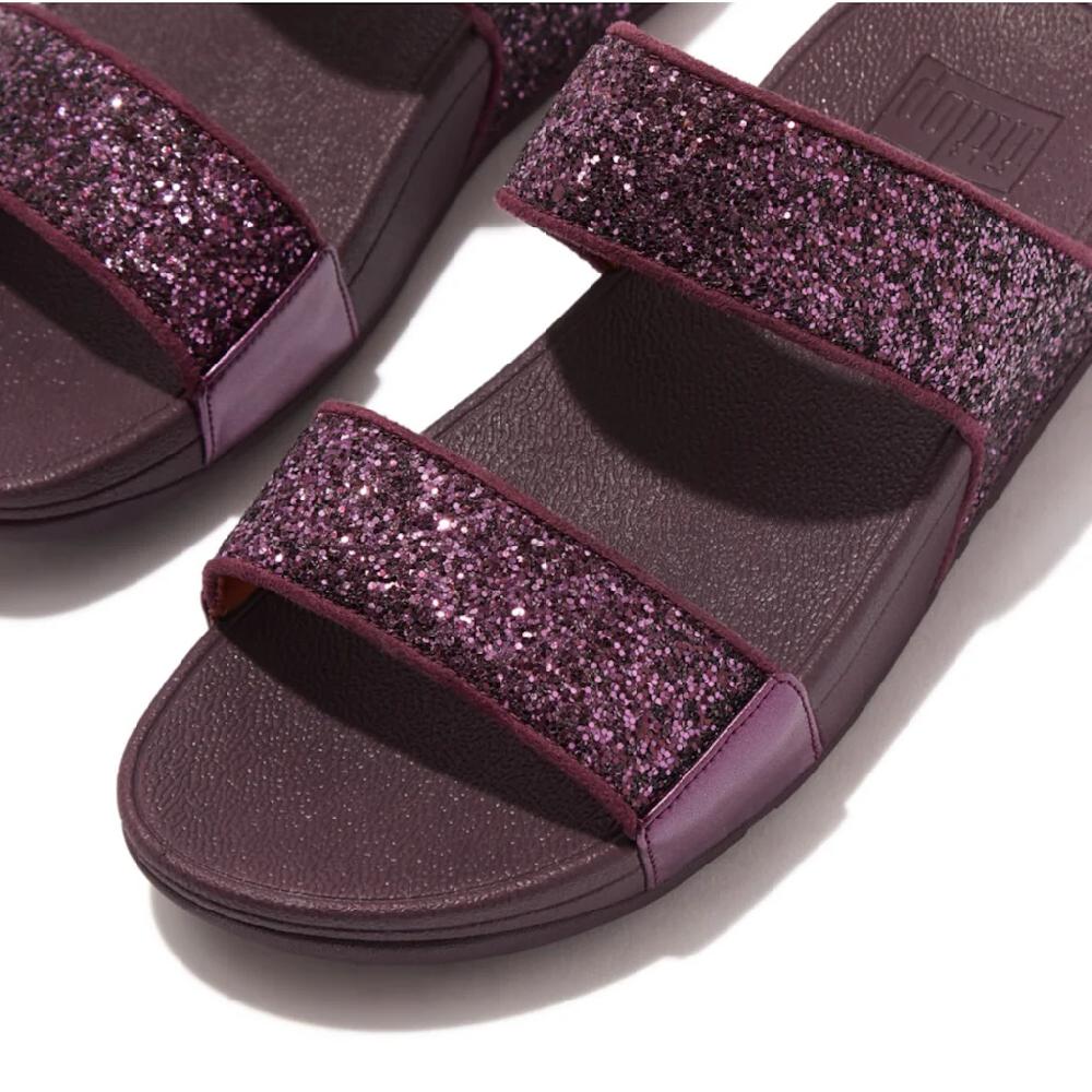 Fitflop Pantolette »Lulu« Badeschuh Pool Slides Sandale Mit Grobem Glitter Aus PET Verziert Online Kaufen