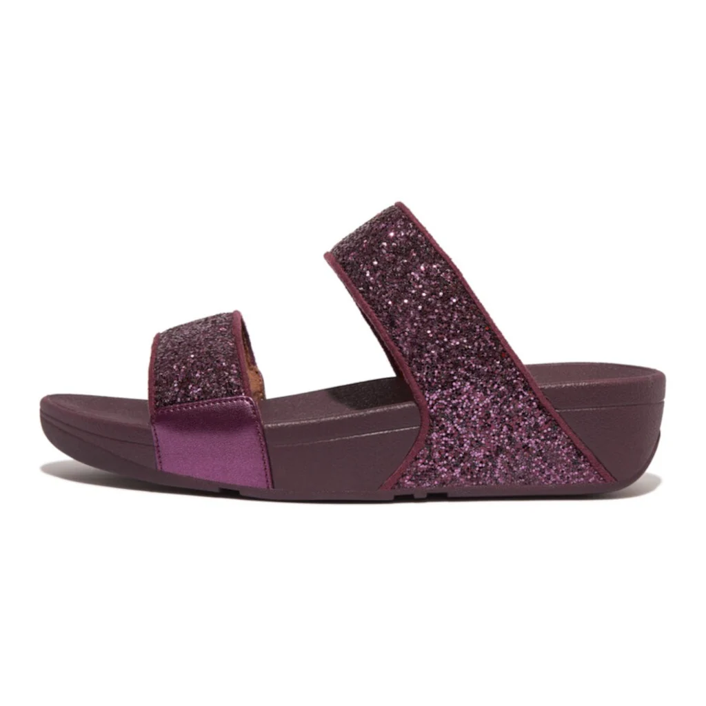 Fitflop Pantolette »Lulu« Badeschuh Pool Slides Sandale mit grobem Glitter aus PET verziert online kaufen