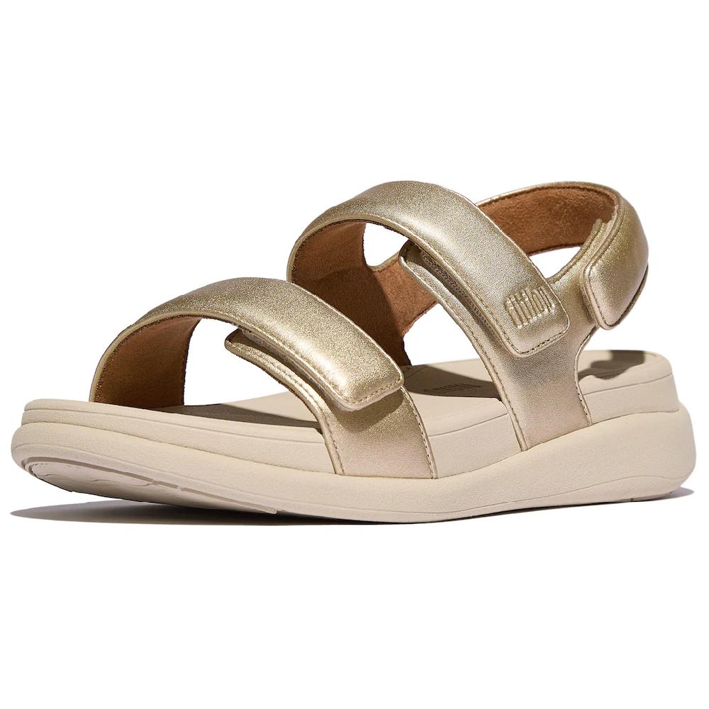 Fitflop Sandale »F-MODE GO« Keilsandale Klettschuh Sommerschuh Mit Hervorragender Dämpfung