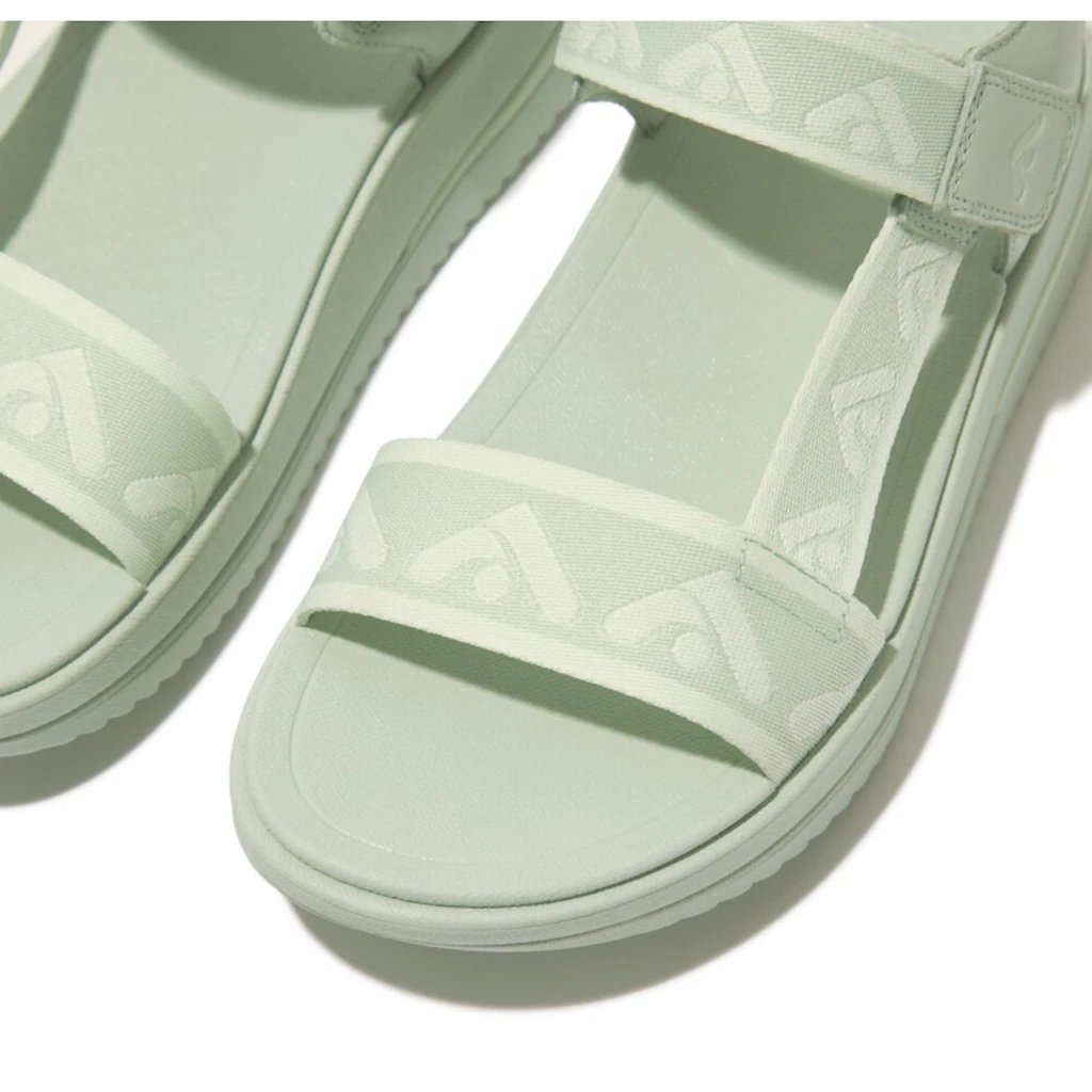 Fitflop Sandale »SURFF WEBBING BACK« Sommerschuh Sandalette Keilabsatz Mit Microwobbleboard - Fußbett Online Kaufen
