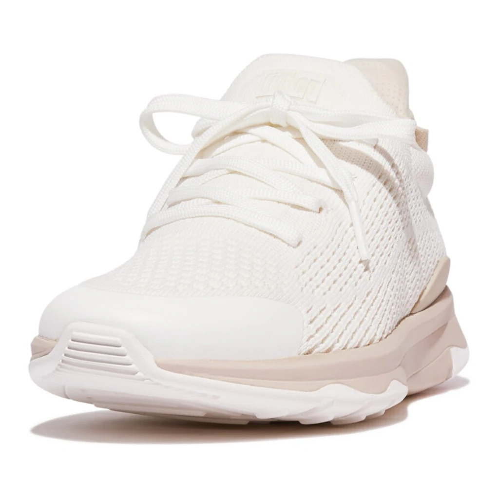Fitflop Slip-On Sneaker »VITAMIN FFX KNIT SPORTS SNEAKERS« Mit Aufgesetzter Schnürung Freizeitschuh Halbschuh Schlupfschuh ▷ Für