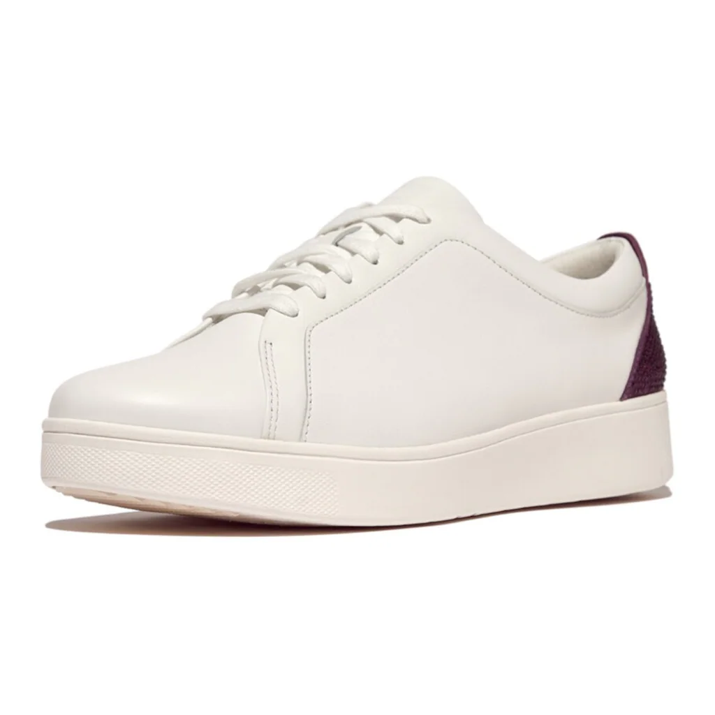 Fitflop Sneaker »RALLY CRYSTAL« Freizeitschuh Schnürschuh Halbschuh Mit Metallic Fersenpatch Online Kaufen