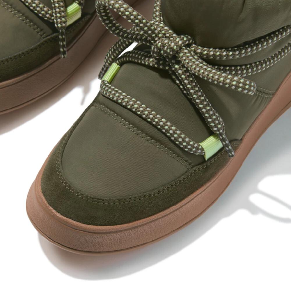 Fitflop Winterboots »F-MODE« Snowboots Winterstiefel Mit Modischer Schnürung Schmale Form Bestellen