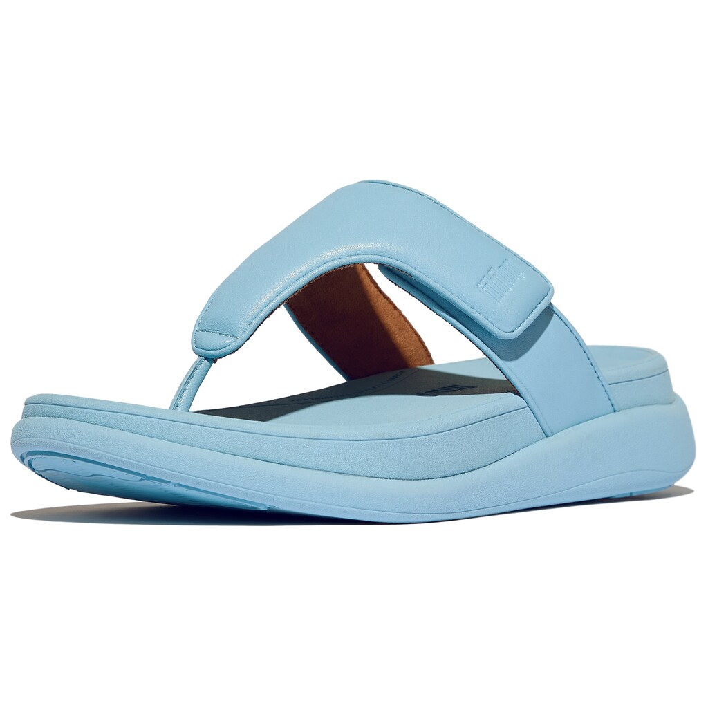 Fitflop Zehentrenner »F-MODE GO« Sandale Mit Dämpfender MICROWOBBLEBOARD Technologie
