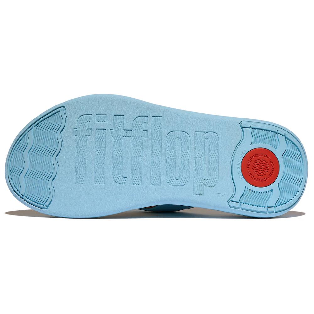 Fitflop Zehentrenner »F-MODE GO« Sandale Mit Dämpfender MICROWOBBLEBOARD Technologie