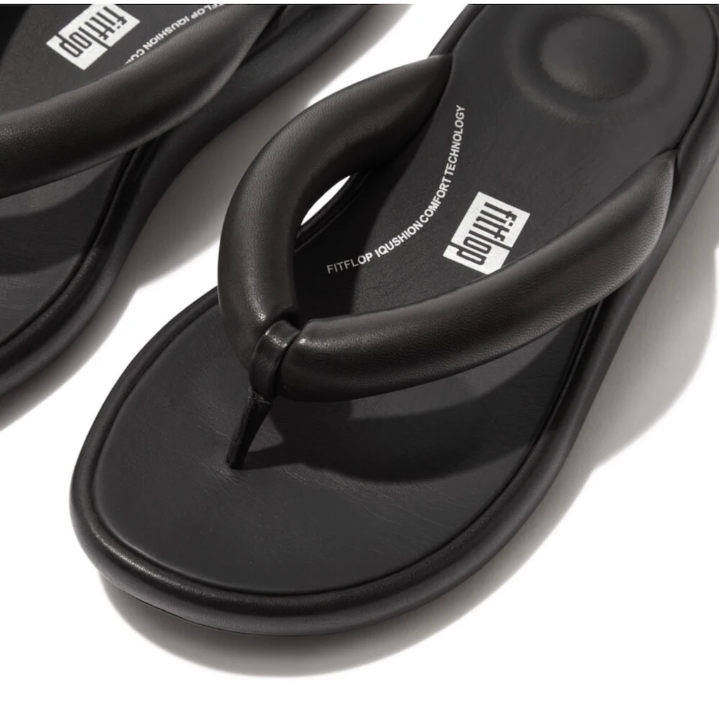 Fitflop Zehentrenner »IQUSHION D-LUXE PADDED LEATHER FLIP-FLOPS« Sommerschuh Schlappen Mit Weichem Zehensteg Online Bestellen