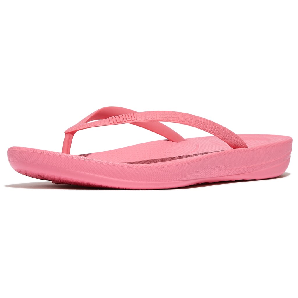 Fitflop Zehentrenner »IQUSHION« Keilabsatz Sommerschuh Schlappen In Schmaler Form