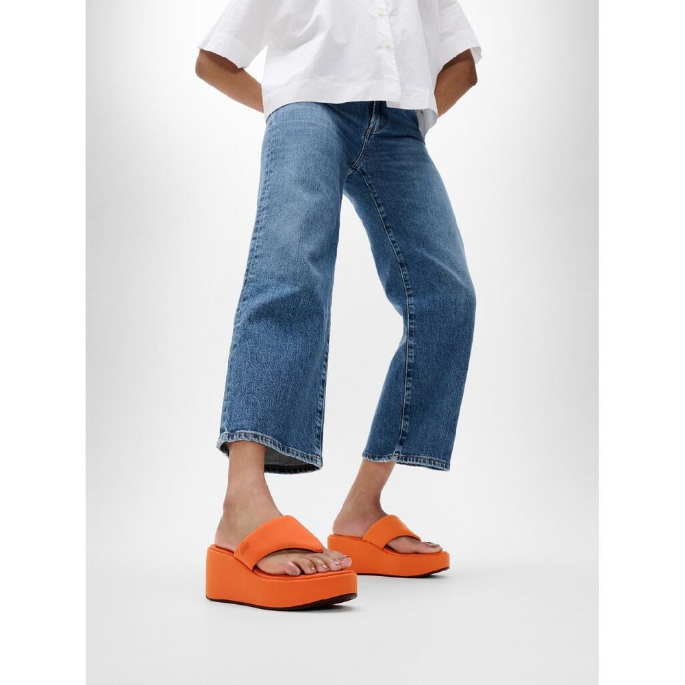 Fitflop Zehentrenner »PLATFFORMS WEDGE« Keilsandale Plateauschuh Mit Gepaddeter Bandage