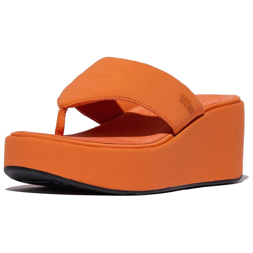 Fitflop Zehentrenner »PLATFFORMS WEDGE« Keilsandale Plateauschuh Mit Gepaddeter Bandage