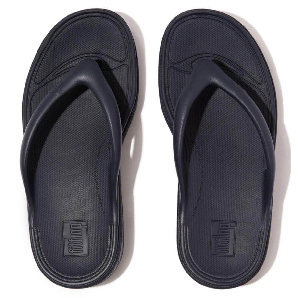 Fitflop Zehentrenner »RELIEFF RECOVERY TOE-POST SANDALS - TONAL RUBBER« Keilabsatz Sommerschuh Schlappen mit Microwobbleboard