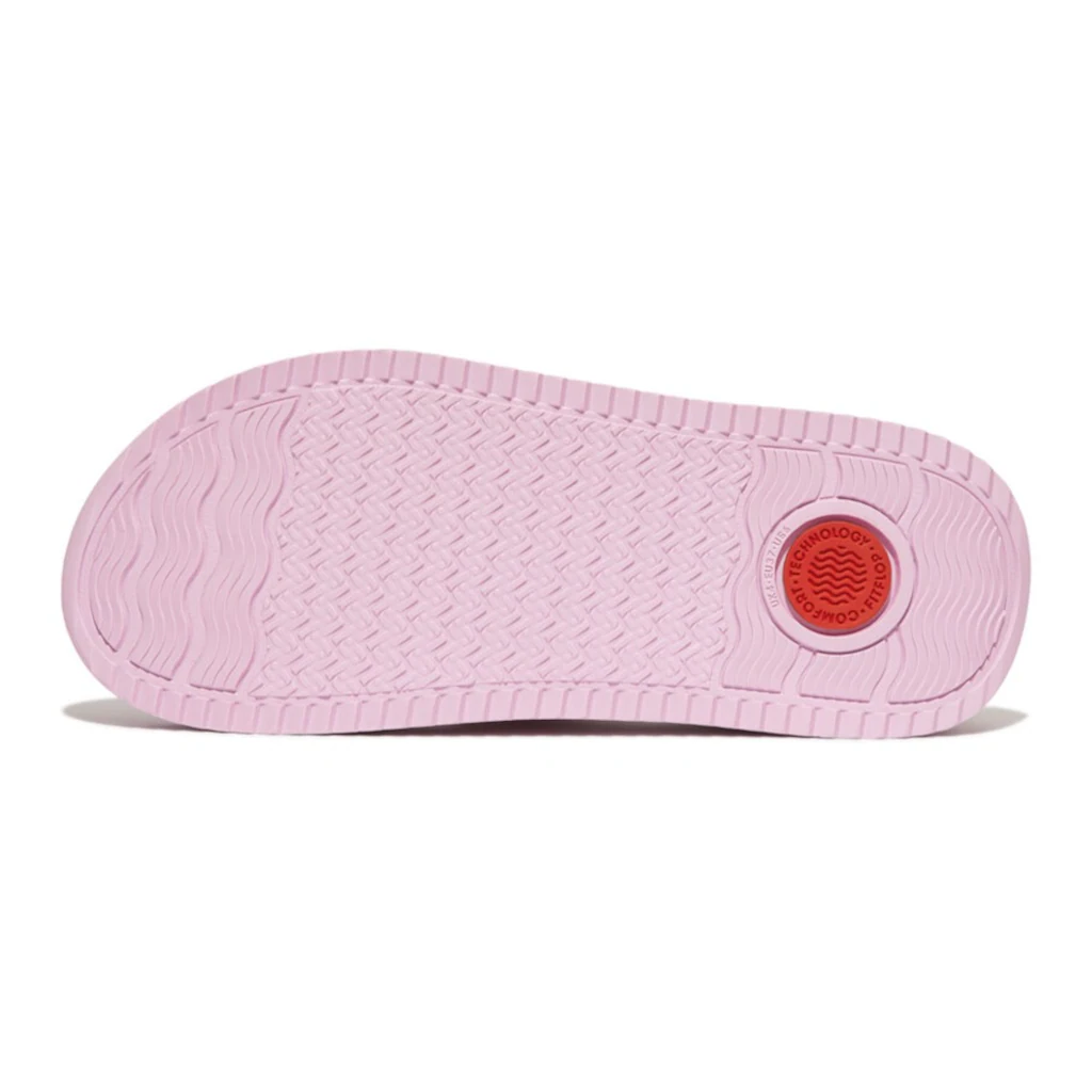 Fitflop Zehentrenner »SURFF WEBBING TOE« Keilabsatz Sommerschuh Schlappen Mit Microwobbleboard