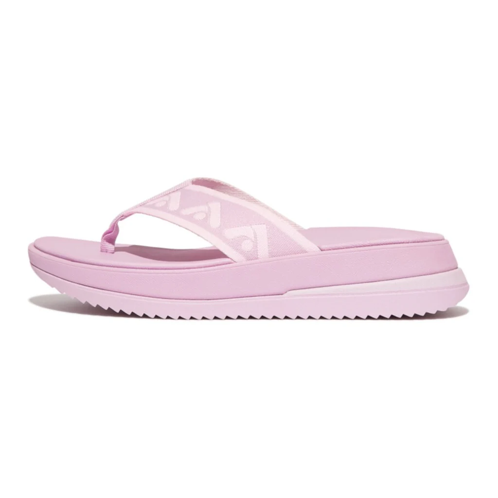 Fitflop Zehentrenner »SURFF WEBBING TOE« Keilabsatz Sommerschuh Schlappen mit Microwobbleboard