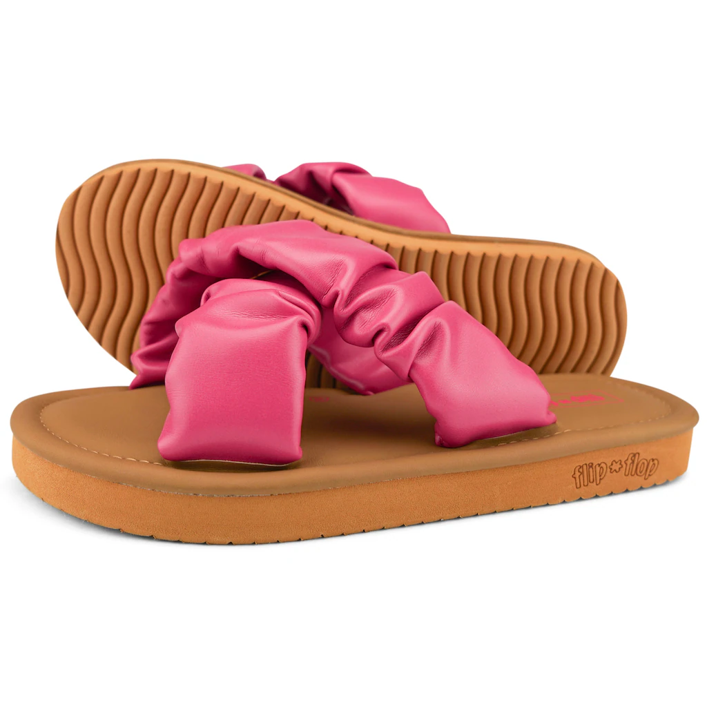 Flip Flop Pantolette »fauna*cross« Sommerschuh Schlappen Mit Gepaddeter Kreuzbandage