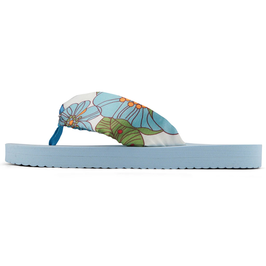 Flip Flop Zehentrenner »flip*tube flower« Sommerschuh Schlappen Poolsildes mit schönem Blumenprint