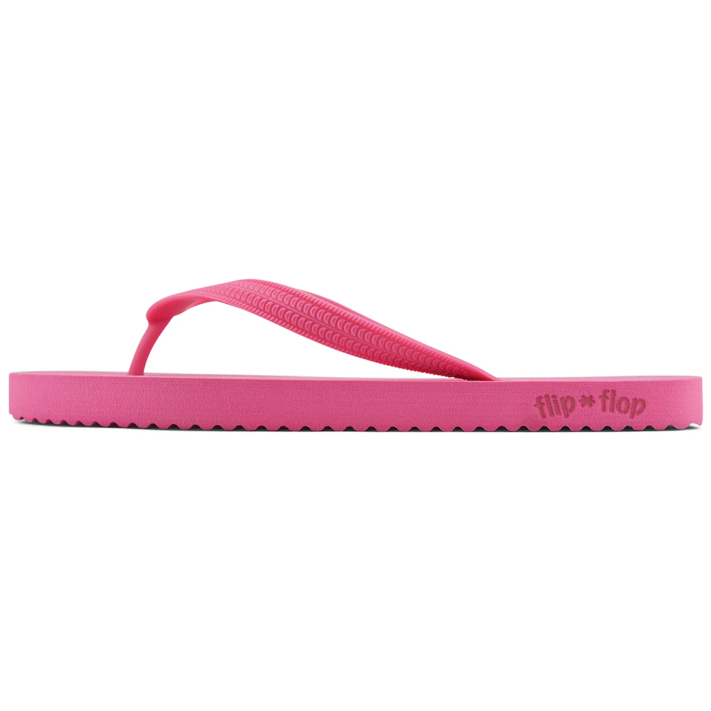 Flip Flop Zehentrenner »originals*edge« Sommerschuh Schlappen Poolsildes in leichter Karreeform