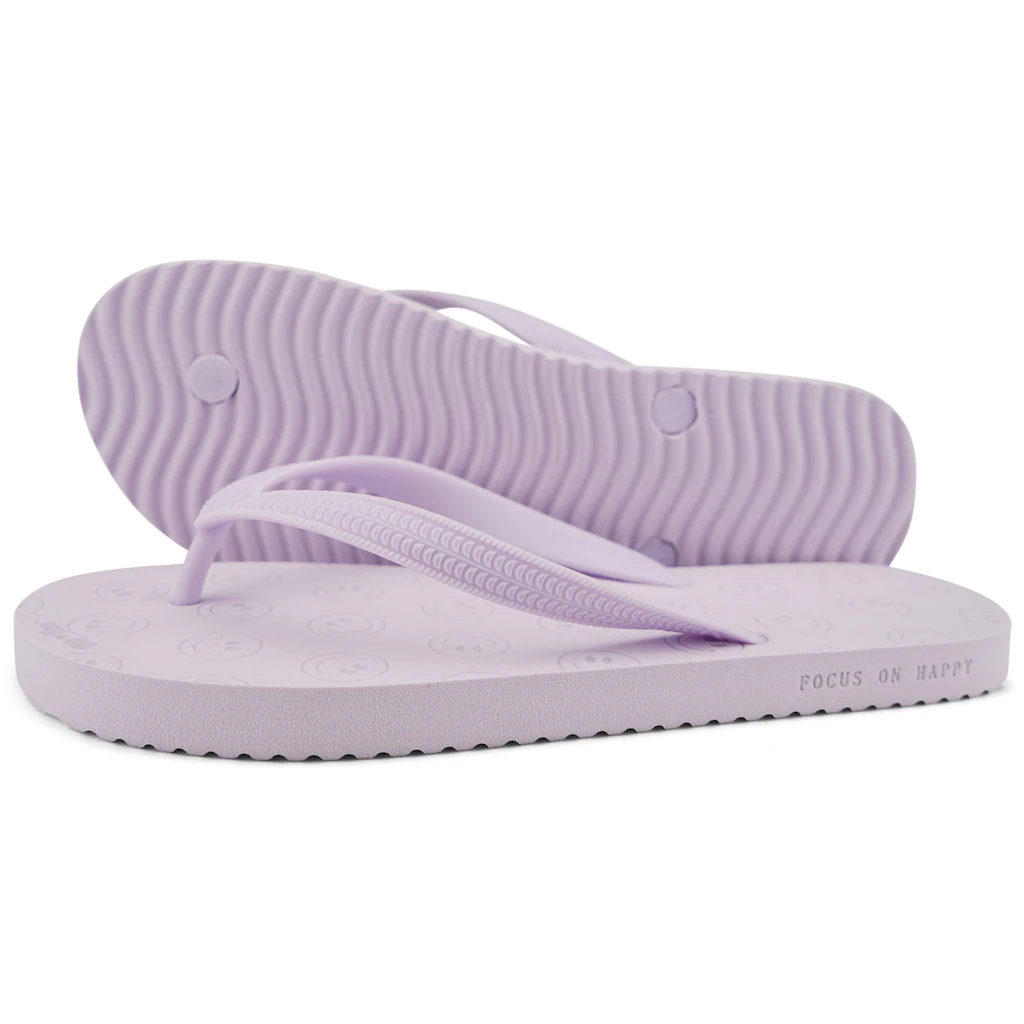 Flip Flop Zehentrenner »originals*smile« Sommerschuh Schlappen Poolsildes Mit Smiley-Prägung Auf Der Sohle