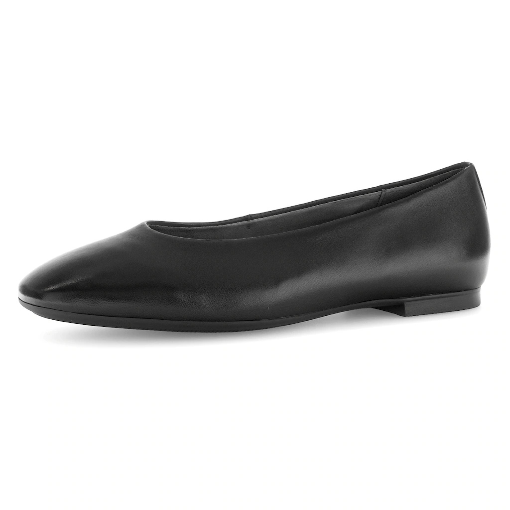 Gabor Ballerina Blockabsatz Businessschuh Flats Bequemschuh in Karreeform