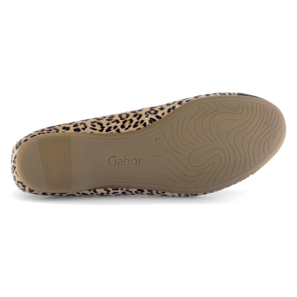 Gabor Ballerina Blockabsatz Schlupfschuh Businesschuh Mit Best Fitting-Ausstattung