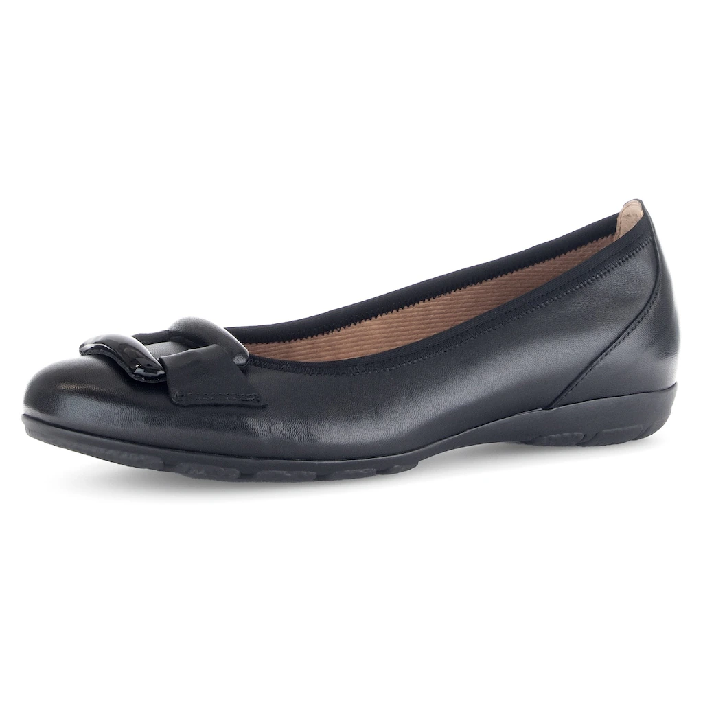 Gabor Ballerina Businessschuh Halbschuh Schlupfschuh komfortabler Elastikeinfass online kaufen