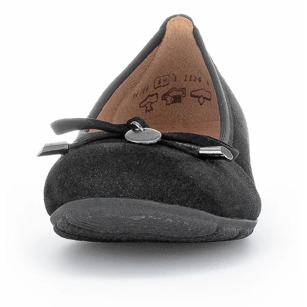 Gabor Ballerina Flache Schuhe Business Schuhe Mit Hovercraft Luftkammern-Laufsohle ▷ Für