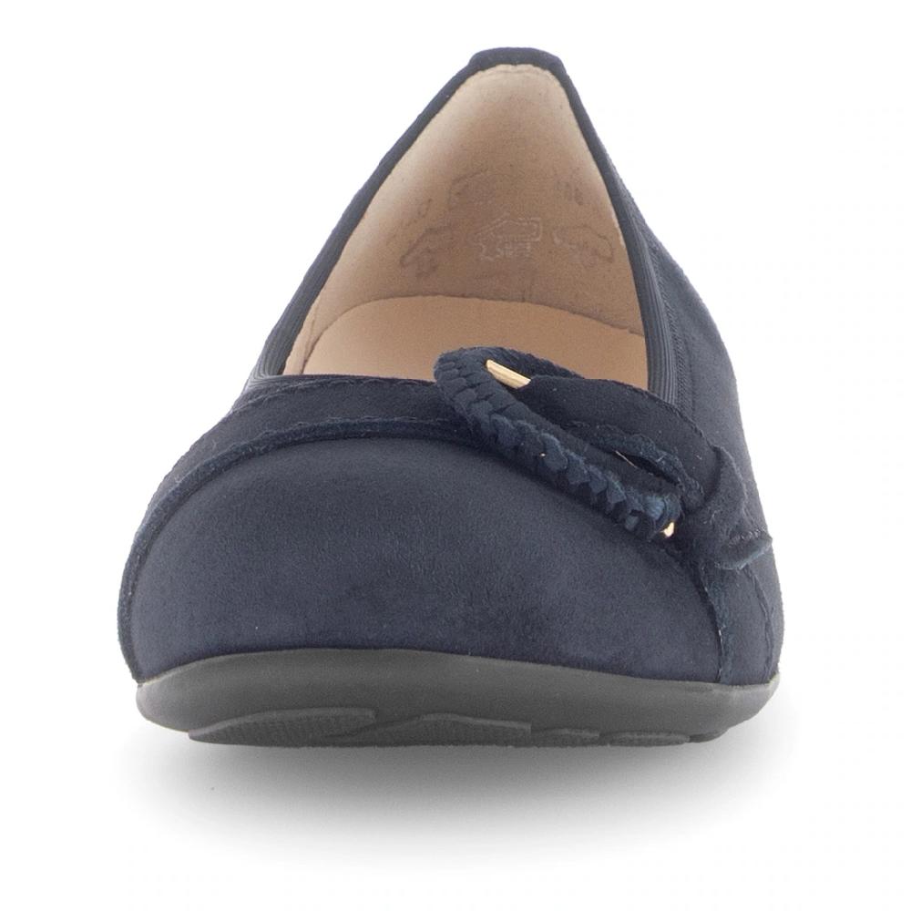 Gabor Ballerina »FLORENZ« Blockabsatz Businessschuh Komfortschuh Mit Elastikeinfass Weite G ▷ Für