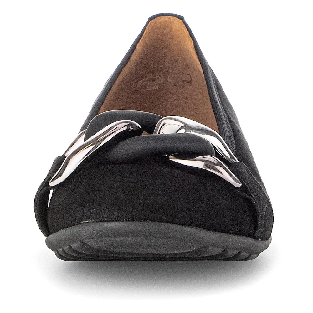 Gabor Ballerina »FLORENZ« Flache Schuhe Slipper In Abgerundeter Form Online Kaufen