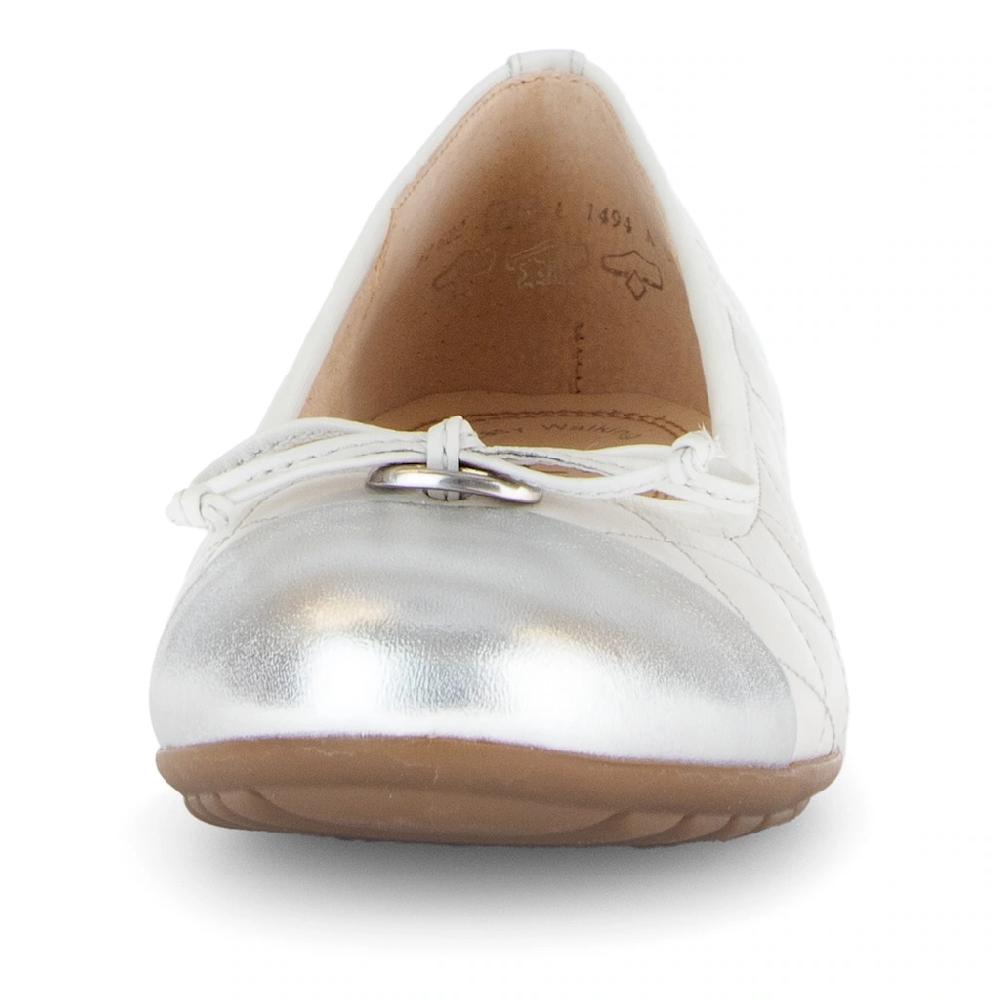 Gabor Ballerina »Florenz« Halbschuh Schlupfschuh Businessschuh Ziersteppungen Weite G ▷ Für