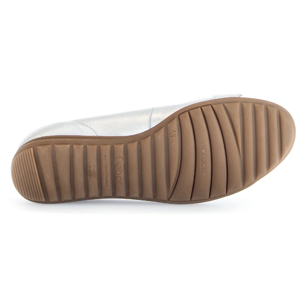 Gabor Ballerina »FLORENZ« Keilabsatz Businessschuh Halbschuh Schlupfschuh Mit Zierkette Bestellen