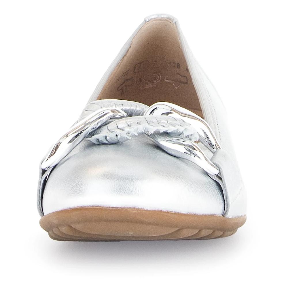 Gabor Ballerina »FLORENZ« Keilabsatz Businessschuh Halbschuh Schlupfschuh Mit Zierkette Bestellen