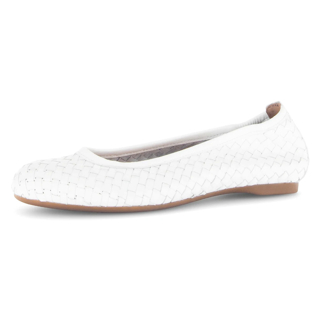 Gabor Ballerina Schlupfschuh Frühlingsschuh Businessschuh mit tollem Flechtmuster online kaufen