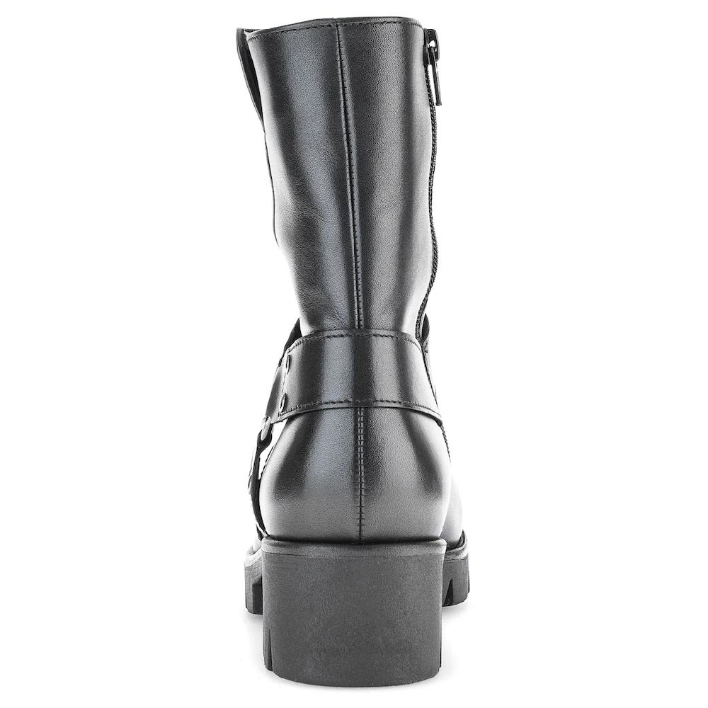 Gabor Bikerboots Blockabsatz Stiefelette Boots Mit Best Fitting-Ausstattung ▷ Für