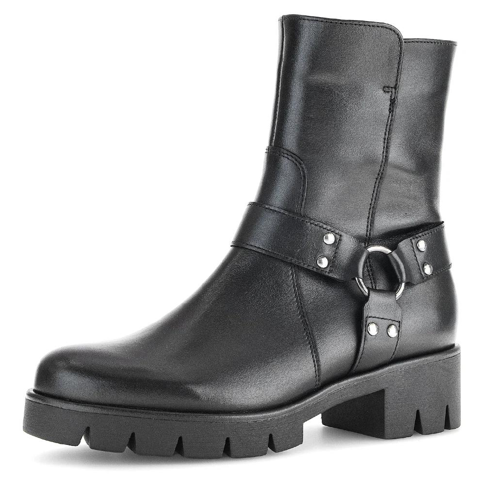 Gabor Bikerboots Blockabsatz Stiefelette Boots mit Best Fitting-Ausstattung ▷ für