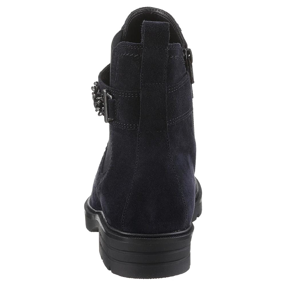 Gabor Chelseaboots Blockabsatz Herbstmode Stiefelette Mit Zierkette Am Schaft Online Bestellen
