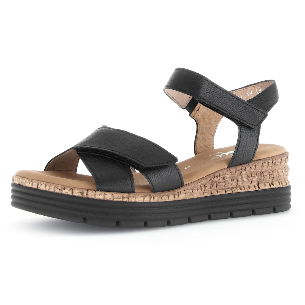 Gabor Keilsandalette »GENUA« Riemchensandale Komfortschuh Sommerschuh Stretcheinsatz Weite G online kaufen