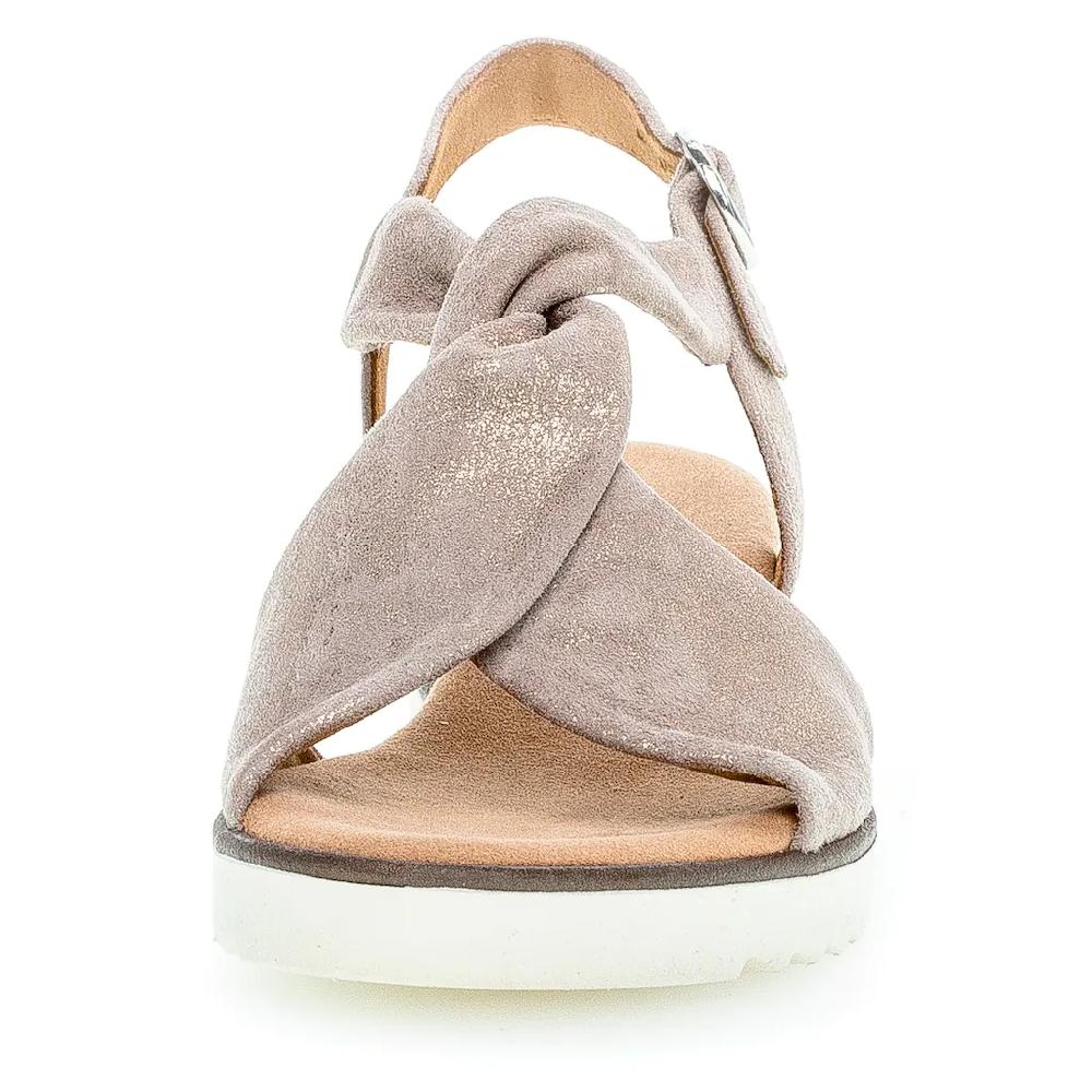 Gabor Keilsandalette »GENUA« Sommerschuh Sandale Keilabsatz Mit Metallic-Effekt Online Bestellen