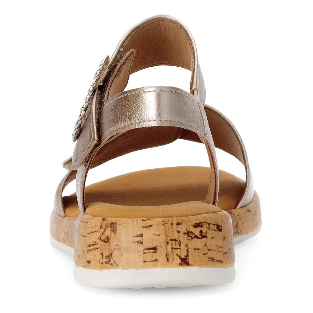 Gabor Keilsandalette »RHODOS« Riemchensandale Komfortschuh Sommerschuh Mit Hübscher Zierschnalle