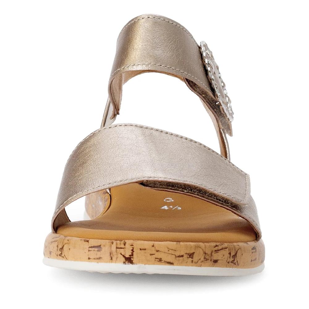 Gabor Keilsandalette »RHODOS« Riemchensandale Komfortschuh Sommerschuh Mit Hübscher Zierschnalle