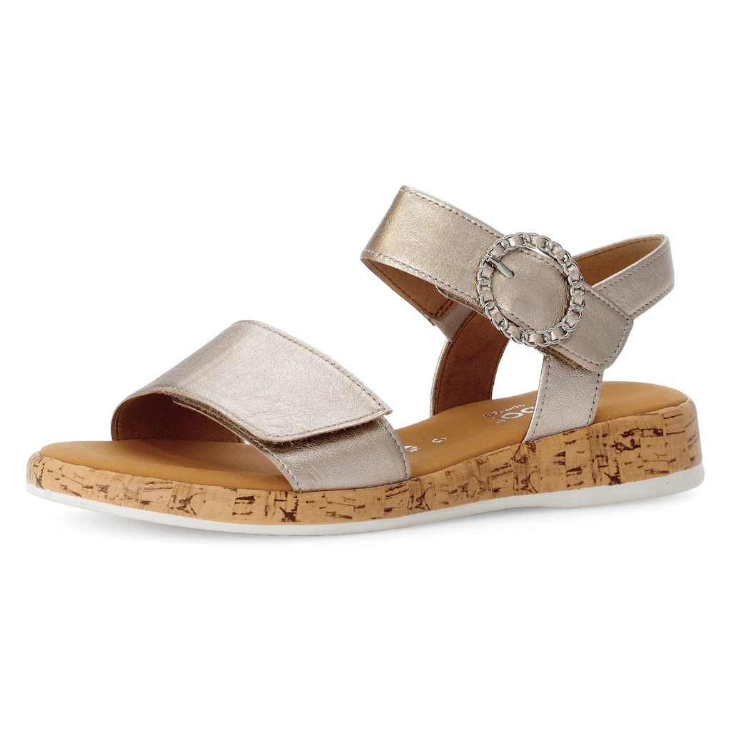 Gabor Keilsandalette »RHODOS« Riemchensandale Komfortschuh Sommerschuh mit hübscher Zierschnalle