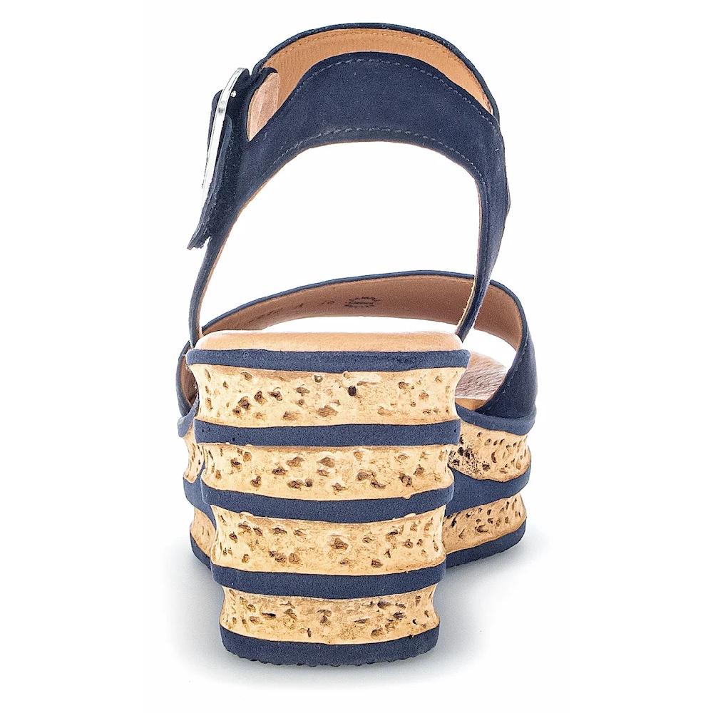 Gabor Keilsandalette Sommerschuh Sandale Keilabsatz Mit Auffällliger Absatzgestaltung Online Kaufen