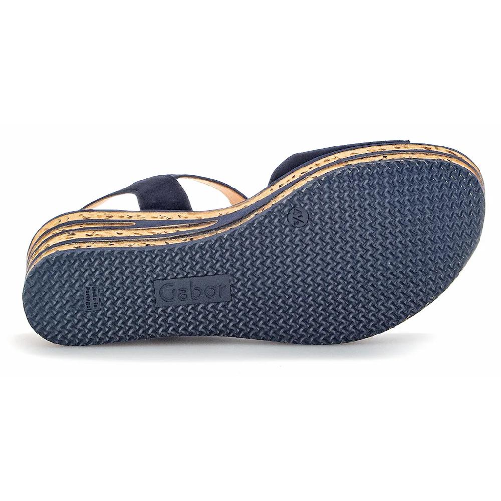 Gabor Keilsandalette Sommerschuh Sandale Keilabsatz Mit Auffällliger Absatzgestaltung Online Kaufen