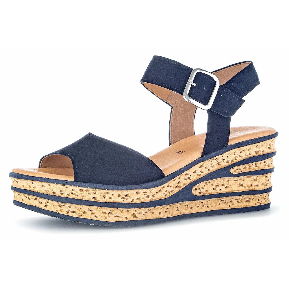 Gabor Keilsandalette Sommerschuh Sandale Keilabsatz mit auffällliger Absatzgestaltung online kaufen