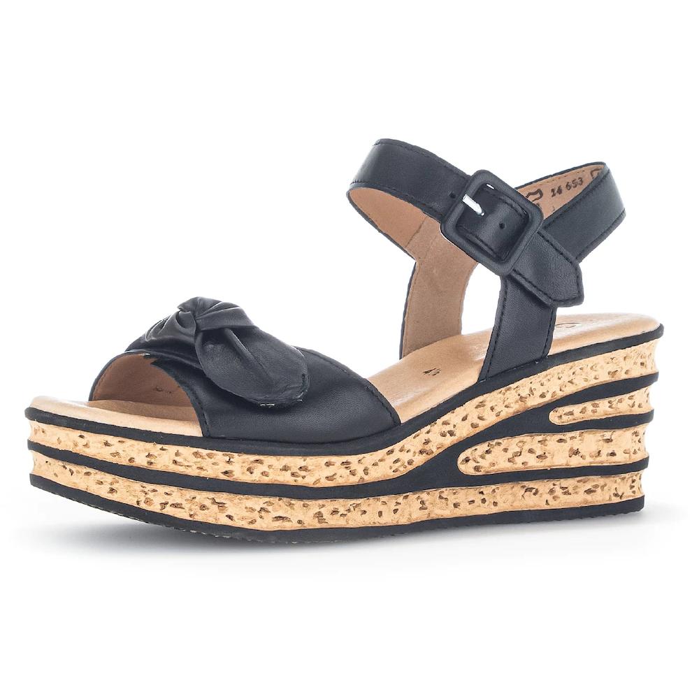 Gabor Keilsandalette Sommerschuh Sandale Keilabsatz mit schöner Zierschleife online bestellen